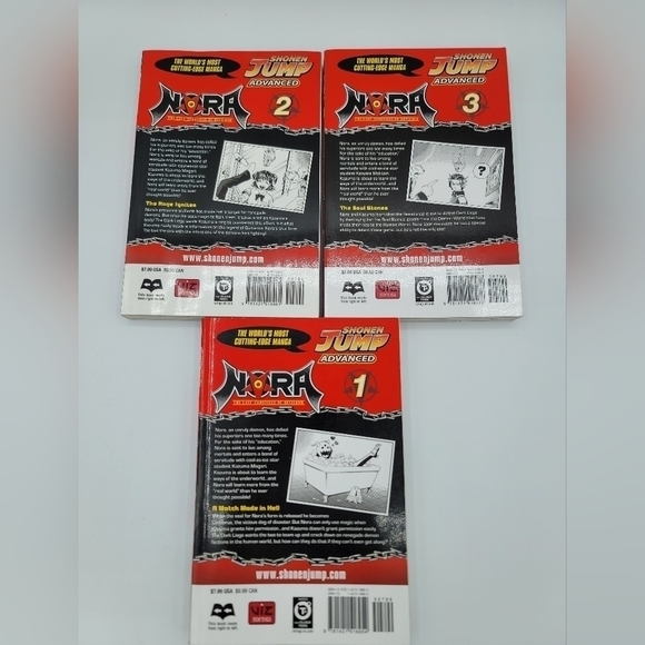 Nora Manga Books 1 2 3 #1219-1221 - Picture 3 of 10